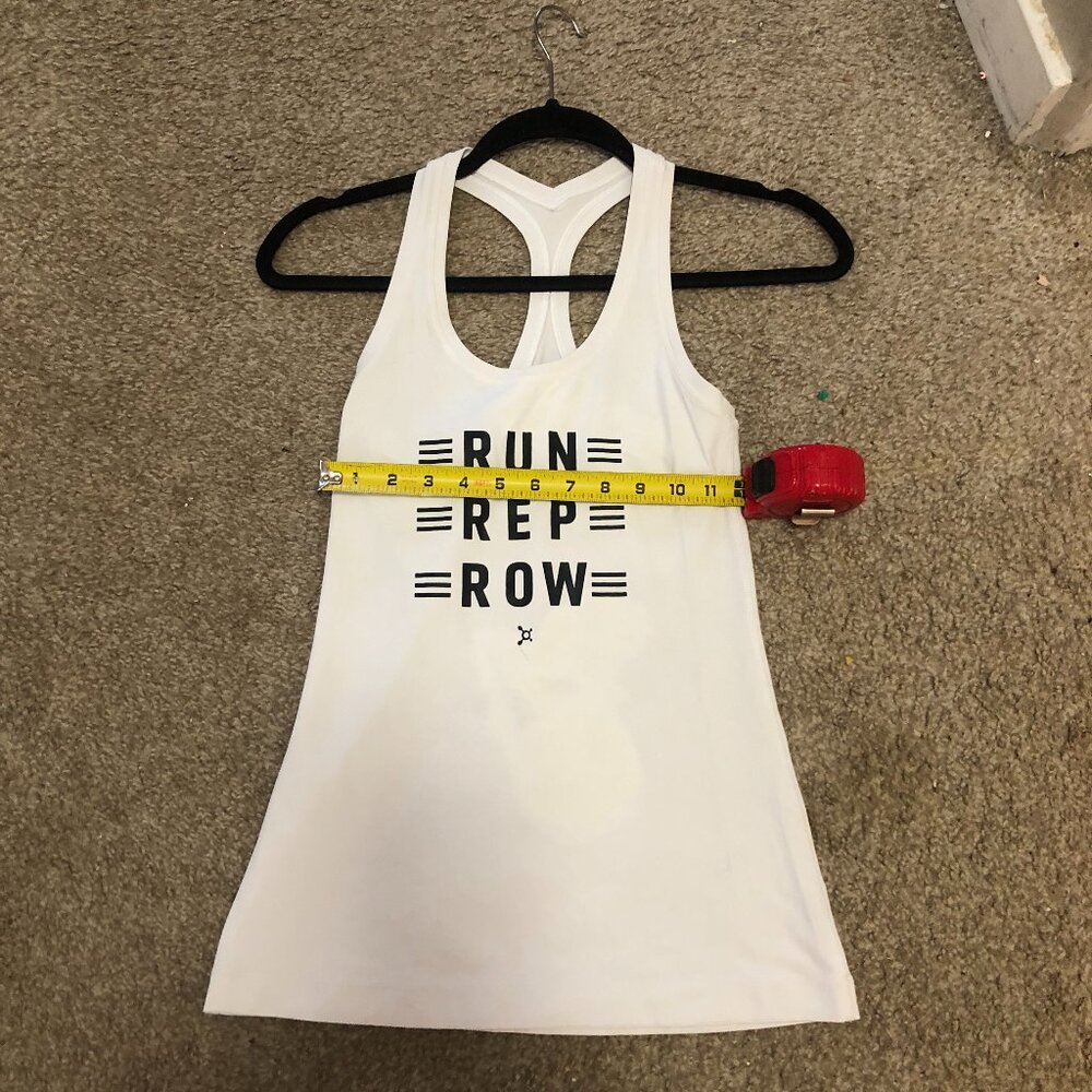 Lululemon Cool Raceback White Tank Top Size Small - Picture 4 of 6